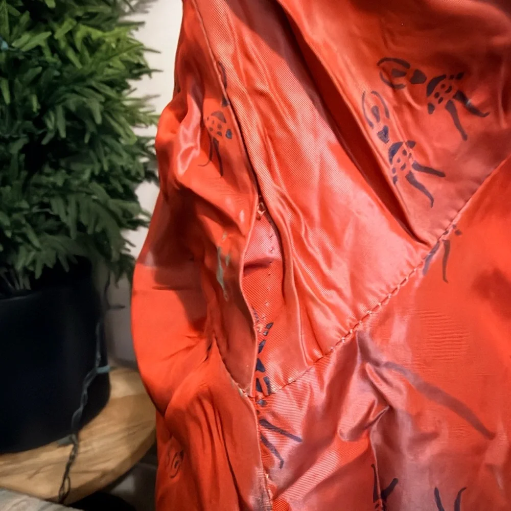 Vintage Elegant Red mohair? Women's Coat - Picture 14 of 15